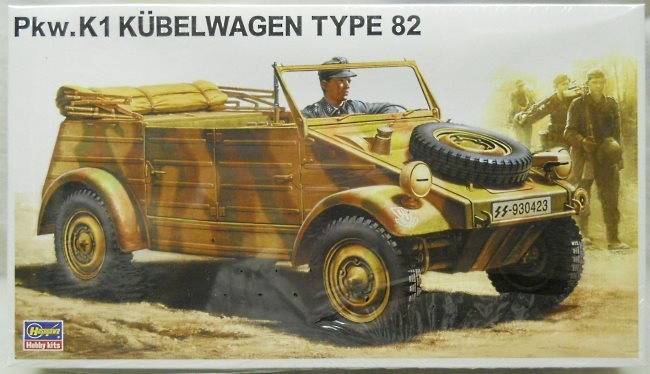 Hasegawa 1/24 Pkw.K1 Kubelwagen Type 82, MV3 plastic model kit